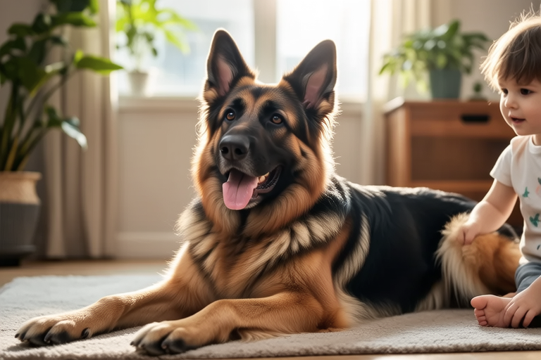 How German Shepherds Have Become Iconic Family Pets